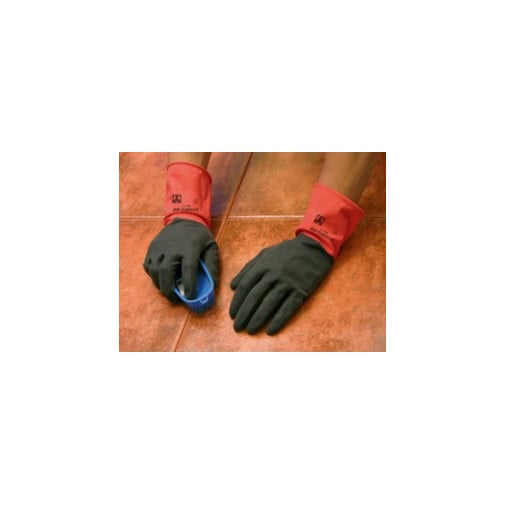 Guante Quimico L09 33cm 3l Ro/ne Eco Bic Br Floc. Bl-17 T-9
