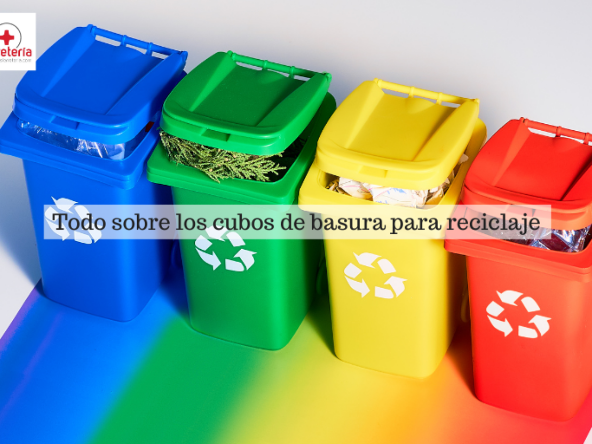 Cubos de basura para reciclaje