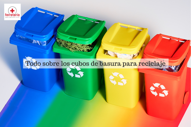 Cubos para reciclar basura