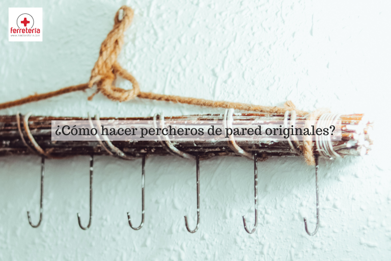 Cómo hacer un perchero de pared 