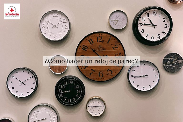 como hacer un reloj de pared