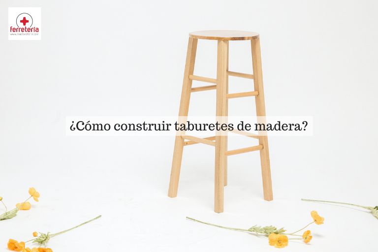 taburetes de madera