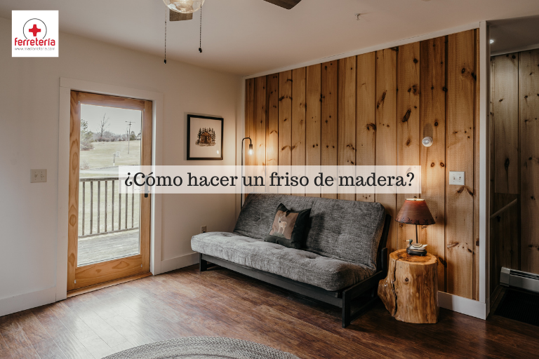 Cómo hacer un friso de madera?