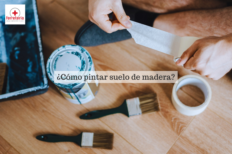 pintar suelo de madera