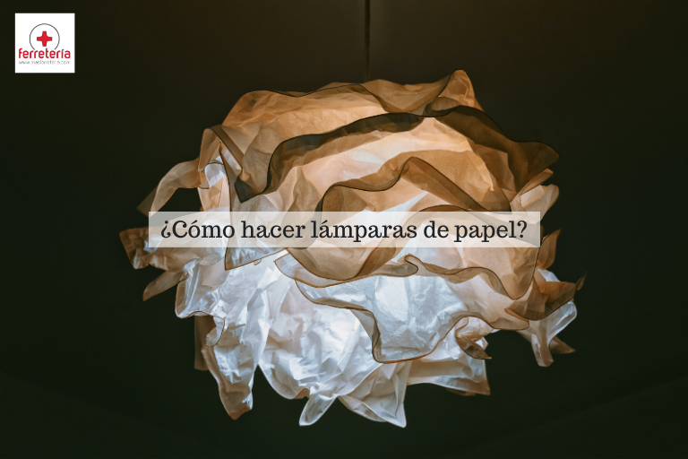 lámparas de papel