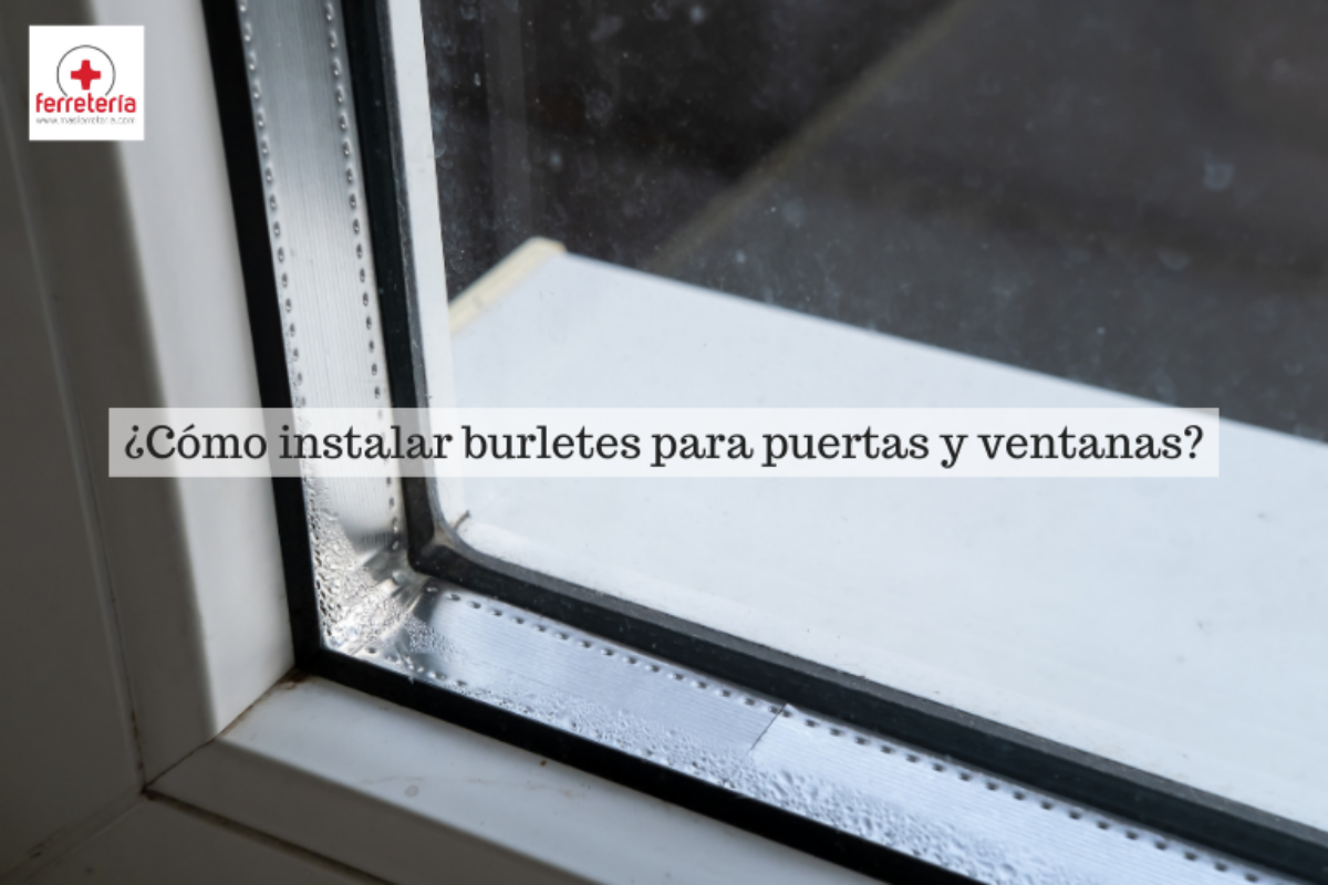 Aislamiento de ventanas: cómo colocar un burlete