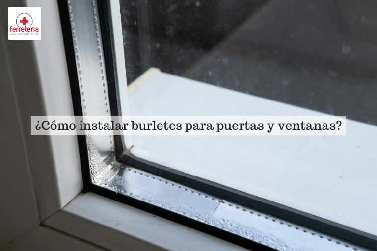 Instala burletes para puertas y ventanas