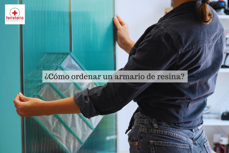 Cómo order un armario resina para el jardín?