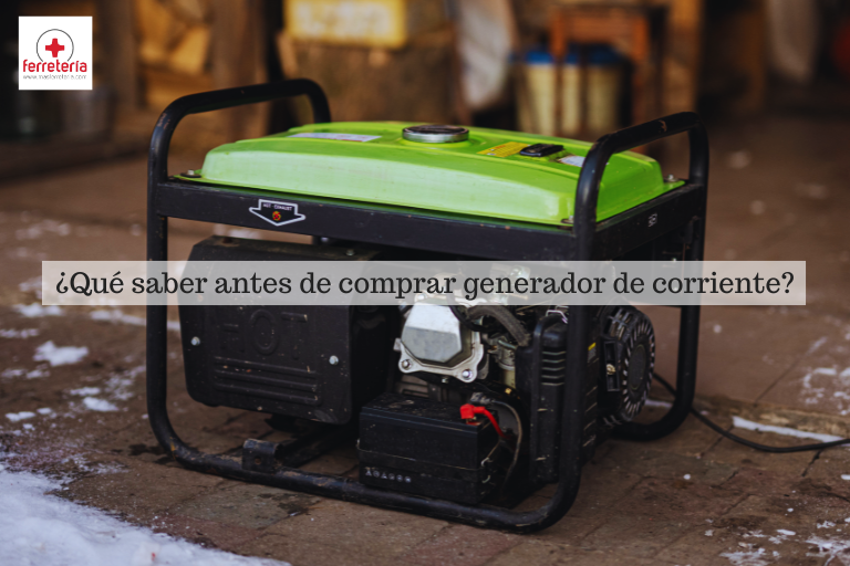 generador de corriente