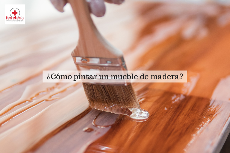 Cómo pintar un mueble de madera