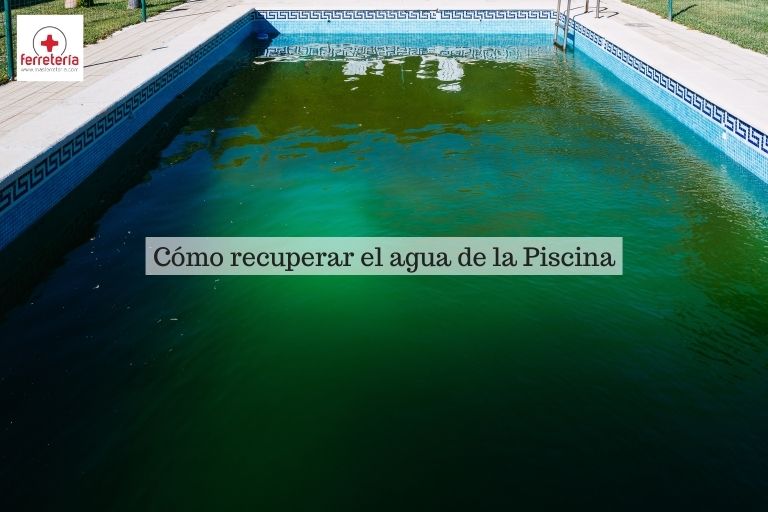 Como recuperar el agua de la piscina