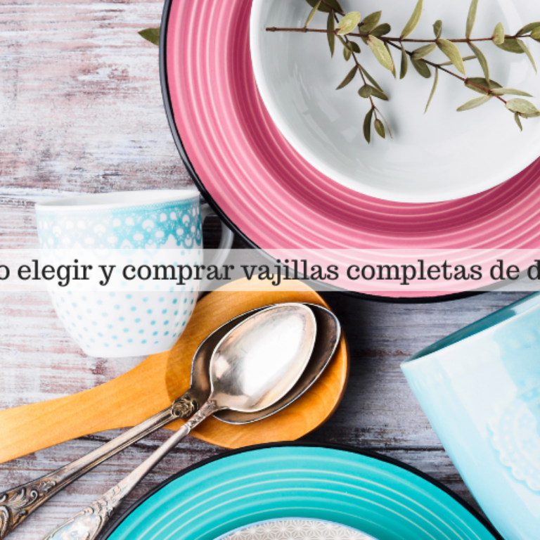 Como elegir y comprar vajillas completas de diario