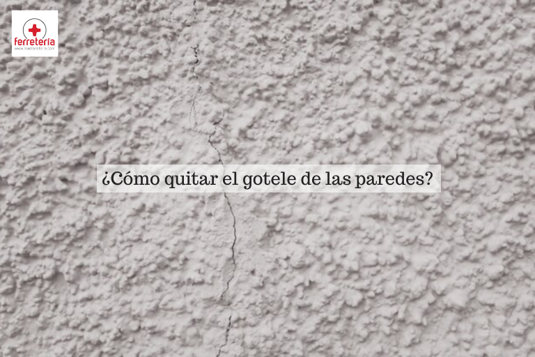 Cómo quitar el gotelé de la pared