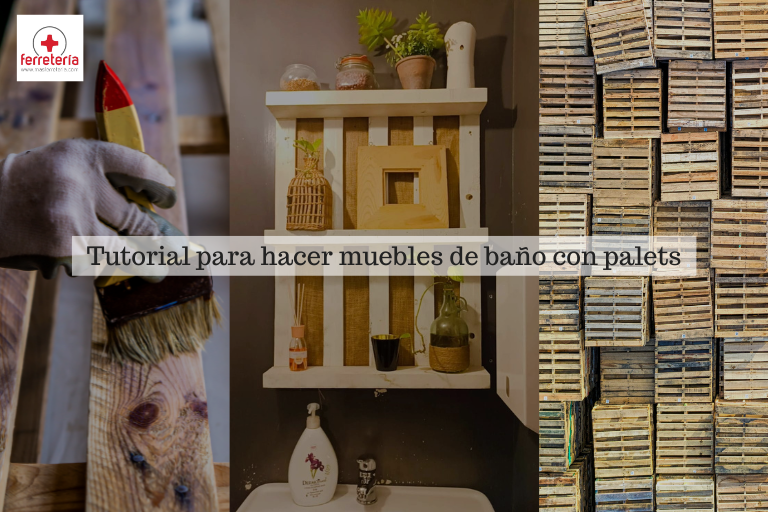 muebles de baño con palets