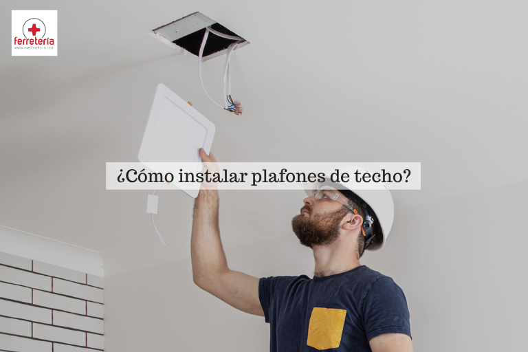 ¿Cómo instalar plafones de techo?