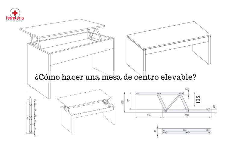 Cómo hacer una mesa de centro elevable