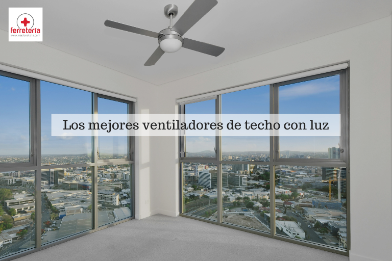 ventilador de techo con luz