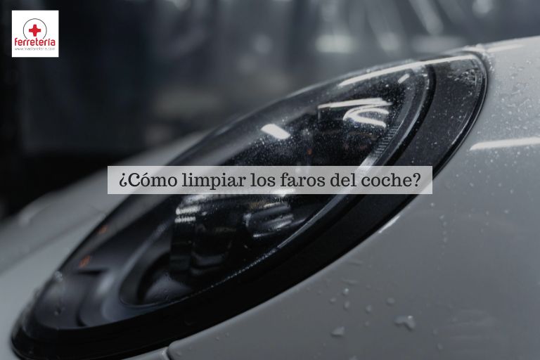 como limpiar los faros del coche