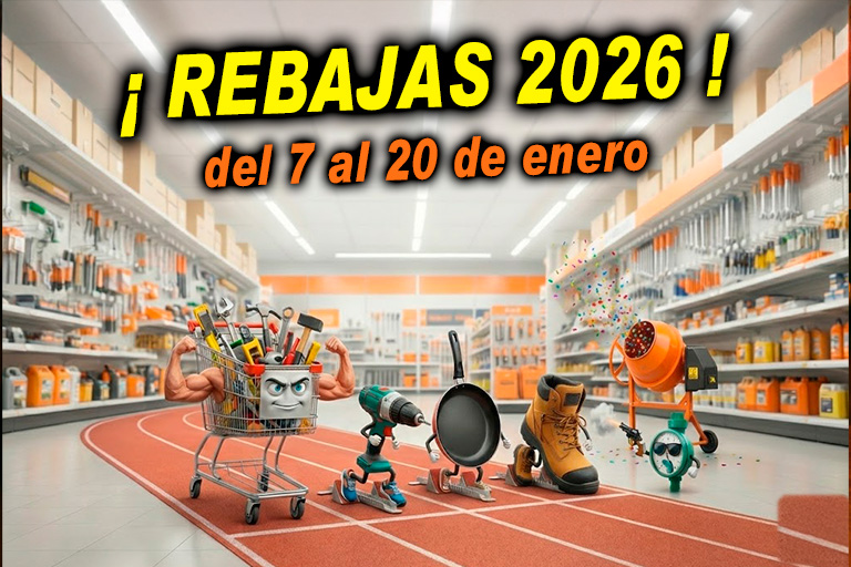 Rebajas invierno 2026 MasFerretería