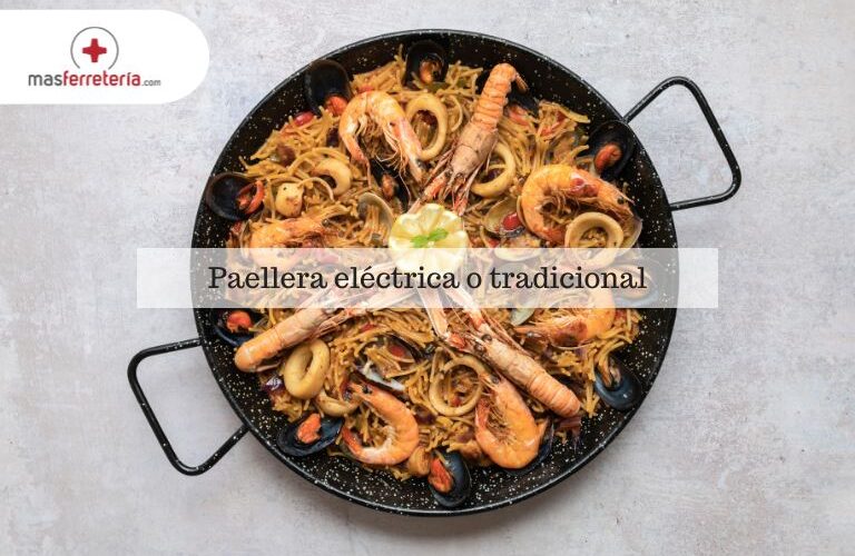 Paellera eléctrica o tradicional