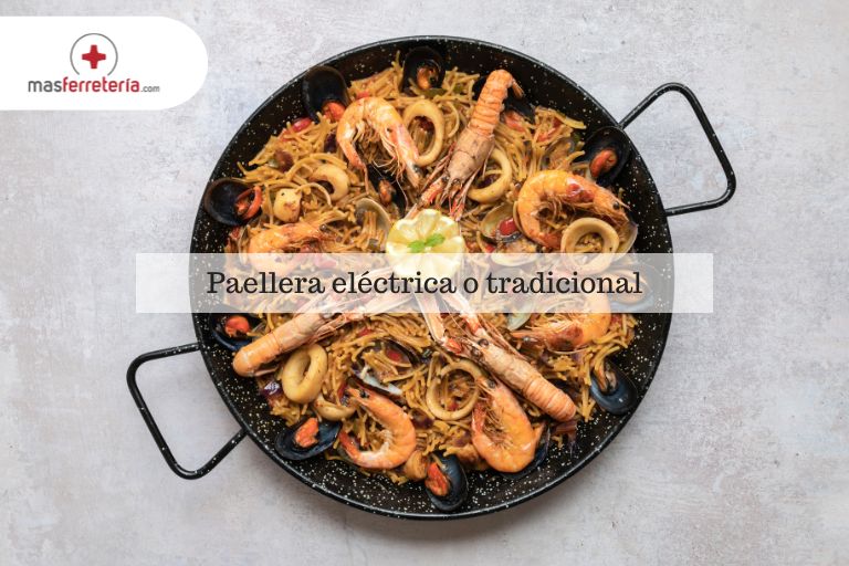 Paellera eléctrica o tradicional