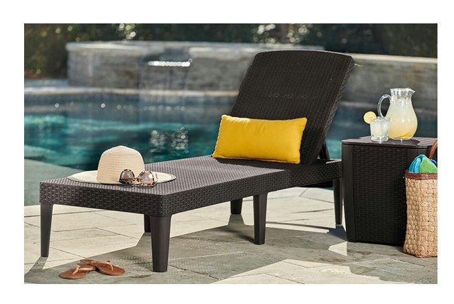 tumbona plegable piscina