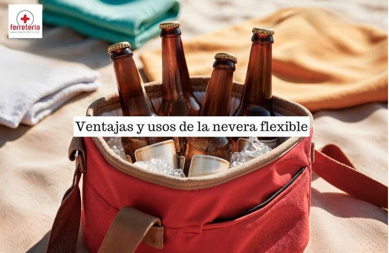 Nevera flexible en la playa