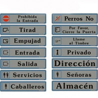 ▷ Placas Señalización ® Super Letra- Comprar Online al Mejor Precio