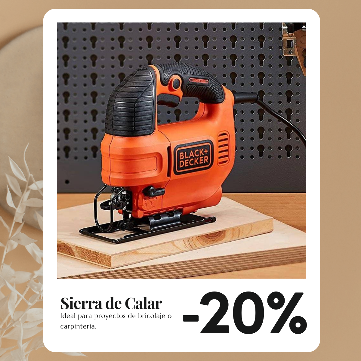 Descuento 20% Sierra de calar MasFerretería