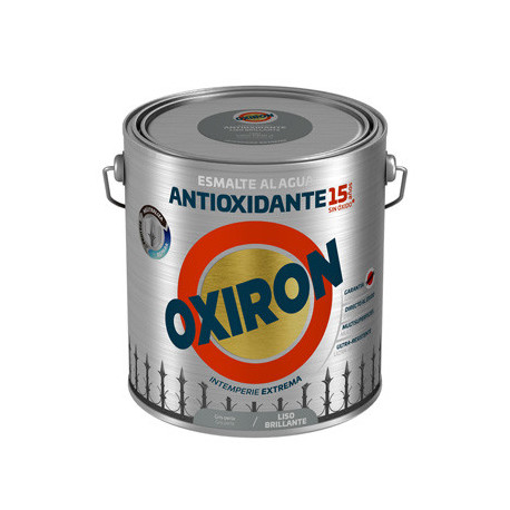 Esmalte Antioxi. Bri. 250 Ml Ne Ext. Liso Titan Oxiron Al Ag