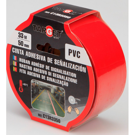 Cinta Adh 50mmx33mt Señalizacion Target Pvc Ro C13r3350