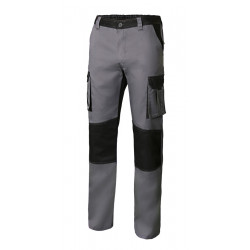 Pantalon Trabajo T40 Con Refuerzo  65% Poli 35% Alg Gr/neg 1