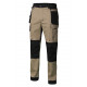 Pantalon Trabajo L Con Refuerzo  98%alg 2%elast Be/ne Canvas