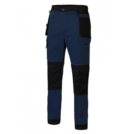 Pantalon Trabajo M Con Refuerzo  98%alg 2%elast Aznv/ne Canv