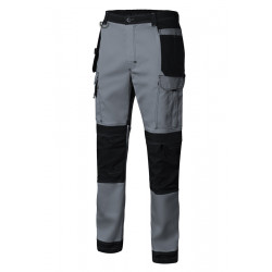 Pantalon Trabajo Xxl Con Refuerzo  98%alg 2%elast Gr/neg Can