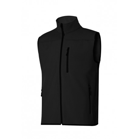 Chaleco Trabajo L 94%poli6%elas Multibolsillos Ne Soft Shell