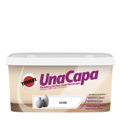 Pintura Plast Mate 4 Lt Ocre Int. Mono Una Capa Titanlux