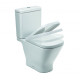 Tapa Wc Inodoro 36,5*46,5 "gap" Pp Bl Optima  Square Tatay