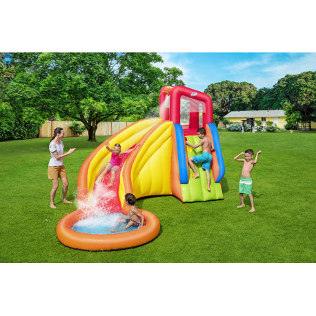 Juego Hinch 366x337x241cm Inf Bestway Polie Water Park Tobog