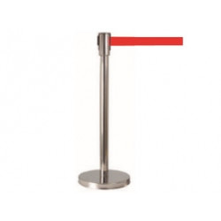 Poste Separador H910mm-Ø51mm-base 320mm Inox Normaluz Ro Cin