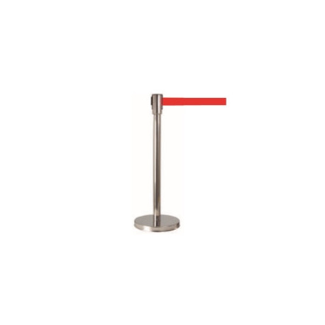 Poste Separador H910mm-Ø51mm-base 320mm Inox Normaluz Ro Cin