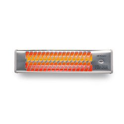 Estufa Elec 1200w Cuarzo 2 Barras BaÑo Orbegozo