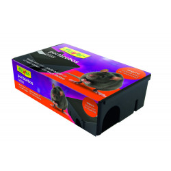 Caja Portacebos Ratas Flower Pp Neg 20545