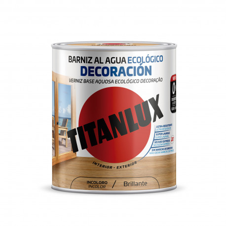 Barniz Mad Bri. 750 Ml Inc. Al Agua Ecologico Decoracion Int