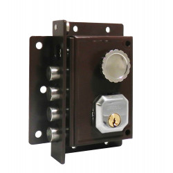 Cerradura Sobr. 87x32x140mm Bombillo 50mm Dorcas Marr C9111-