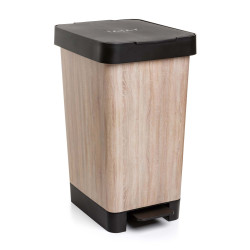 Cubo Recic. 25 Lt C/pedal Pp Madera Tatay 1 Ud