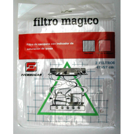 Filtro Campana Extractora 47x57cm Magico 2pz Tecnhogar