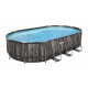 Piscina Pvc 610x366x122cm Cart Bestway Met Marr Power Steel