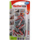 Taco Fij 05x25mm Con Tornillo Fischer Nylon/polipropileno Du
