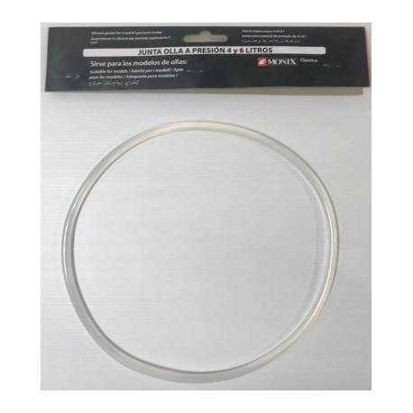 Goma Olla Pres 22cm Silic Classica 4/6lt Monix Bra